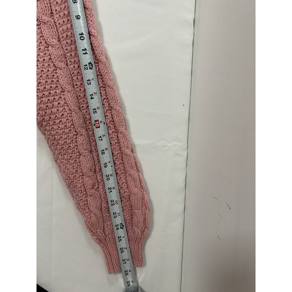 BLARNEY WOOLLEN MILLS - 100% Merino Wool Cable Knit Fisherman Womens Sweater M/L - Picture 6 of 8